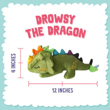 Charger l&#39;image dans la galerie, Snugarooz Jouet pour chien - Le dragon vert Drowsy
