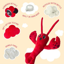Charger l&#39;image dans la galerie, Snugarooz Jouet pour chien - Le homard Luca
