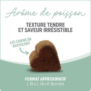 Suppléments Nutrience Care pour chiens - Peau et pelage - 100 bouchées tendres 400 gr