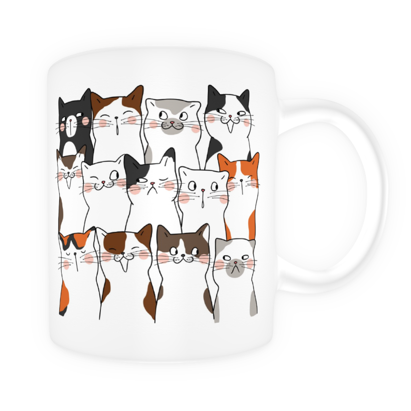 Tasse en céramique-Thème animaux-La Chatterie