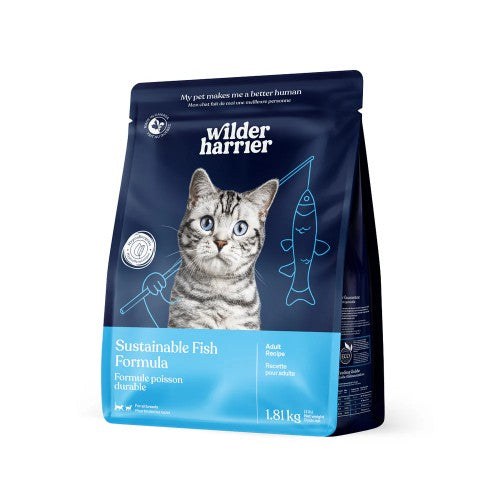 Wilder Harrier Nourriture sèche pour chat - Poisson durable 1.81 Kg