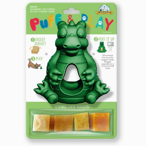 Yeti Puff and PLay - jouet et gâterie au lait de yak - KIT VERT