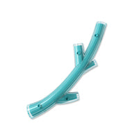 Charger l&#39;image dans la galerie, Bâton Duo Zeus, parfum de poulet, turquoise, petit, 23 cm (9 po)
