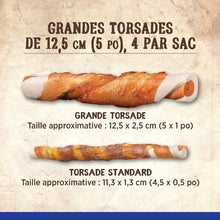 Charger l'image dans la galerie, Torsades Better Than Rawhide Zoë pour chiens - Poulet rôti avec thym et romarin - 152 gr

