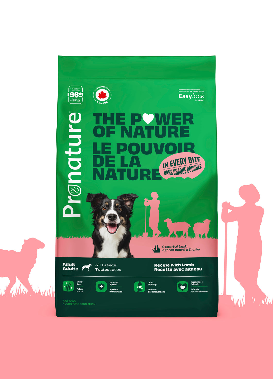 Nourriture Pronature Original chien adulte agneau