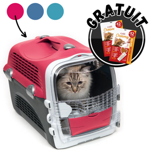 Cage de transport multifonctionnelle Cabrio Catit, couleurs assorties + CADEAUX