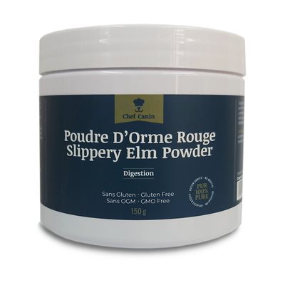 CHEF CANIN POUDRE D'ORME ROUGE, inflammation ou l’ulcération du tractus gastro-intestinal