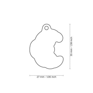 Médaille pour chien collection Food, Croissant