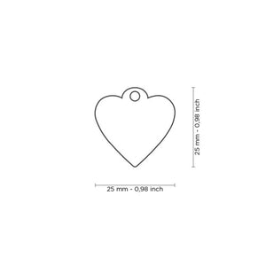 Médaille collection Arc-en-ciel, Coeur petit