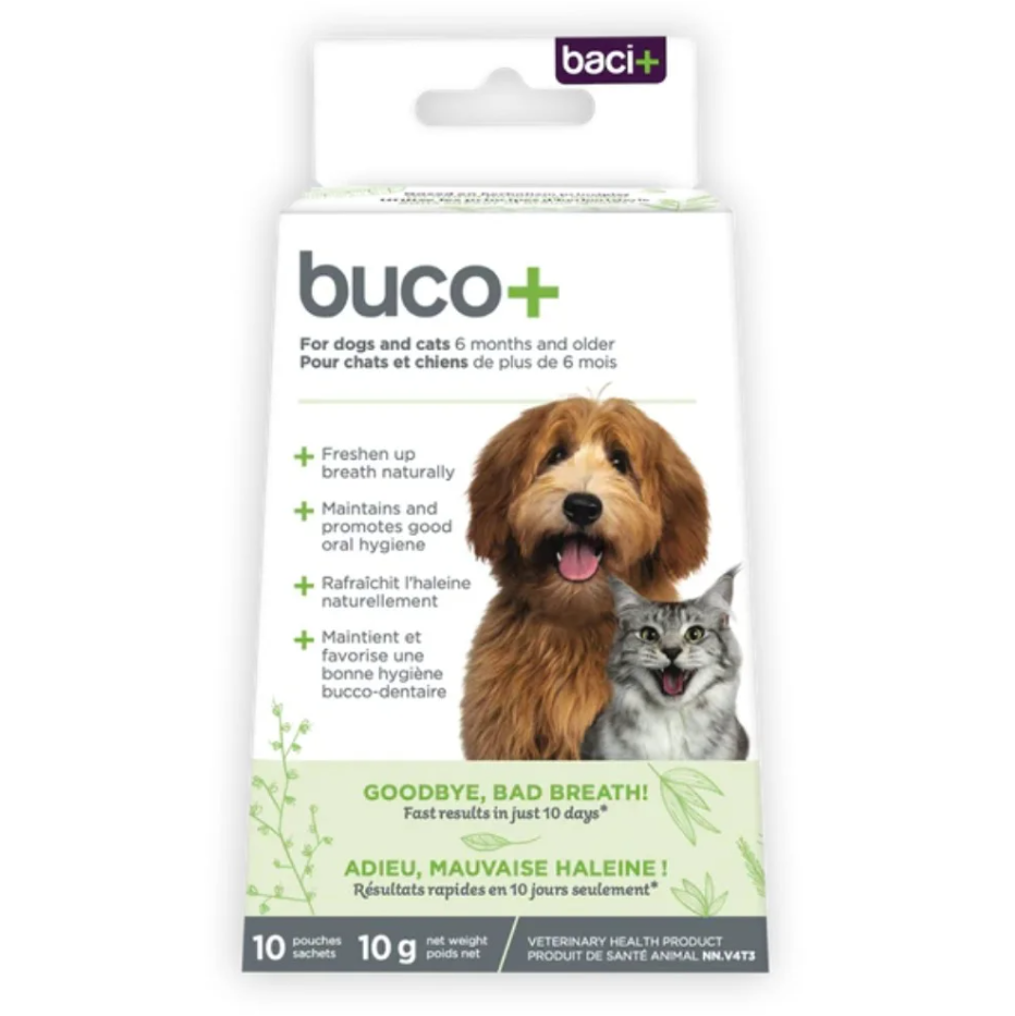 Baci+, Buco+ traitement mauvaise haleine 10 jours