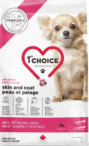 Nourriture 1st Choice chien adulte miniature peau et pelage