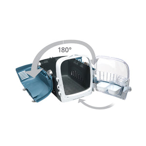 Cage de transport multifonctionnelle Cabrio Catit, bleu gris