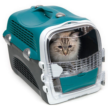 Cage de transport multifonctionnelle Cabrio Catit, turquoise