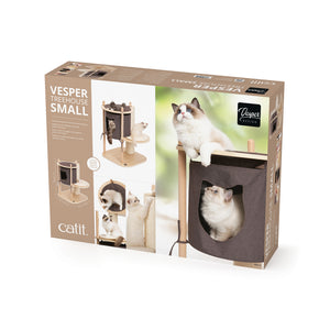 Arbre à chat Catit Vesper, petit, 59 x 57,5 x 86 cm (23,2 x 22,6 x 34 po)