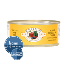 Charger l&#39;image dans la galerie, Conserve pour chat Fromm Four Stars- Pâté de dinde et canard 5.5oz

