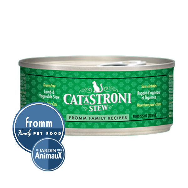 Conserve pour chat Fromm CATaSTRONI- Ragoût d'agneau et légumes 5.5oz