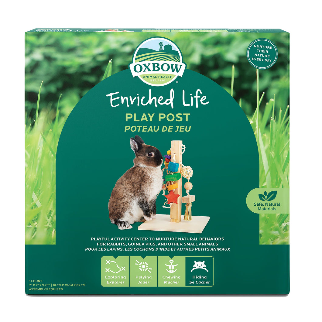 Oxbow Enriched Life - Centre Interactif Pour Rongeur, Poteau De Jeu