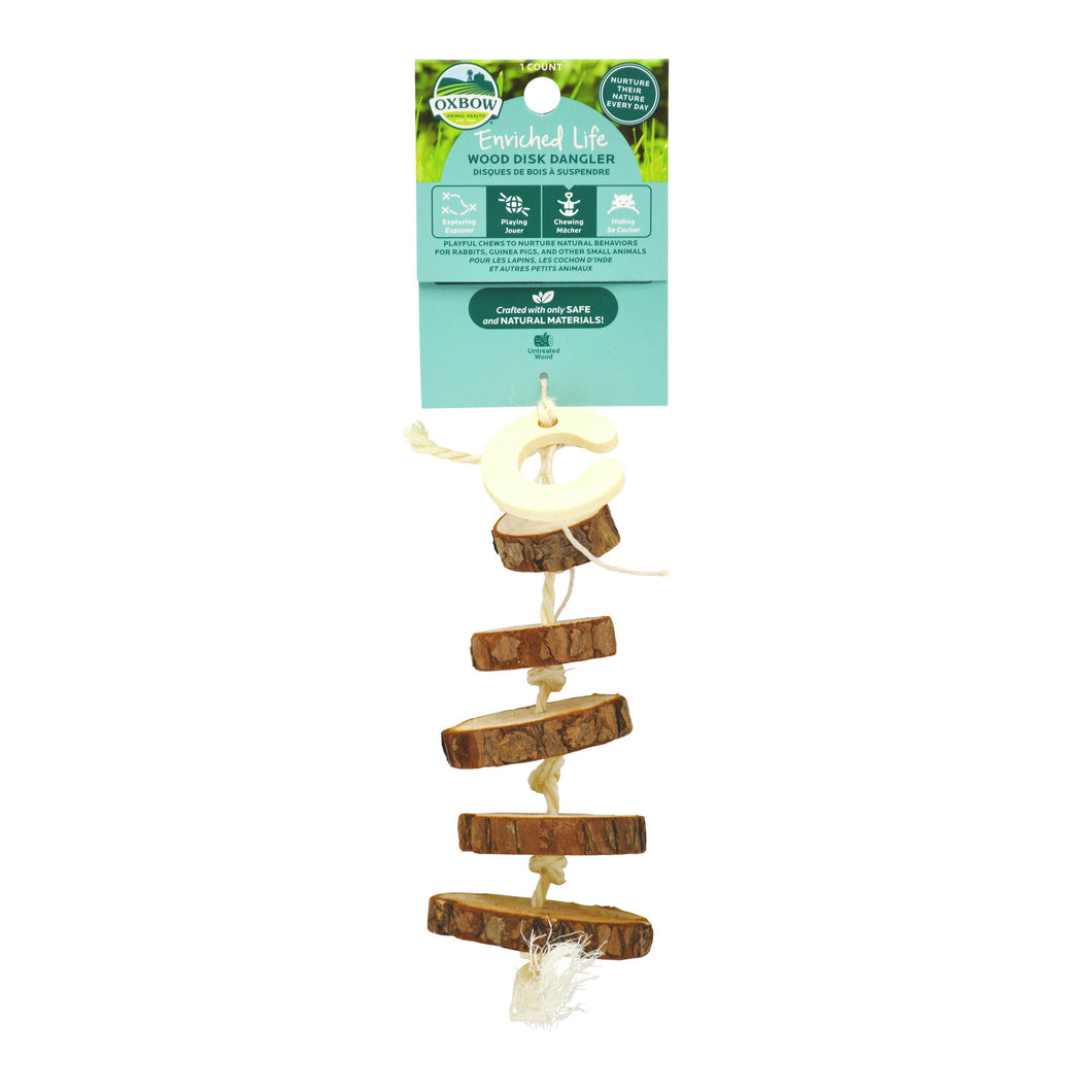Oxbow Enriched Life - Gâterie à Mâcher Pour Rongeur, Disques De Bois à Suspendre