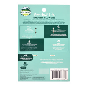 Oxbow Enriched Life - Gâterie à Mâcher Pour Rongeur, Duo Fleurs En Fléole Des Prés