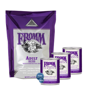 Nourriture Fromm Classic chien adulte + 3 conserves Fromm Classic