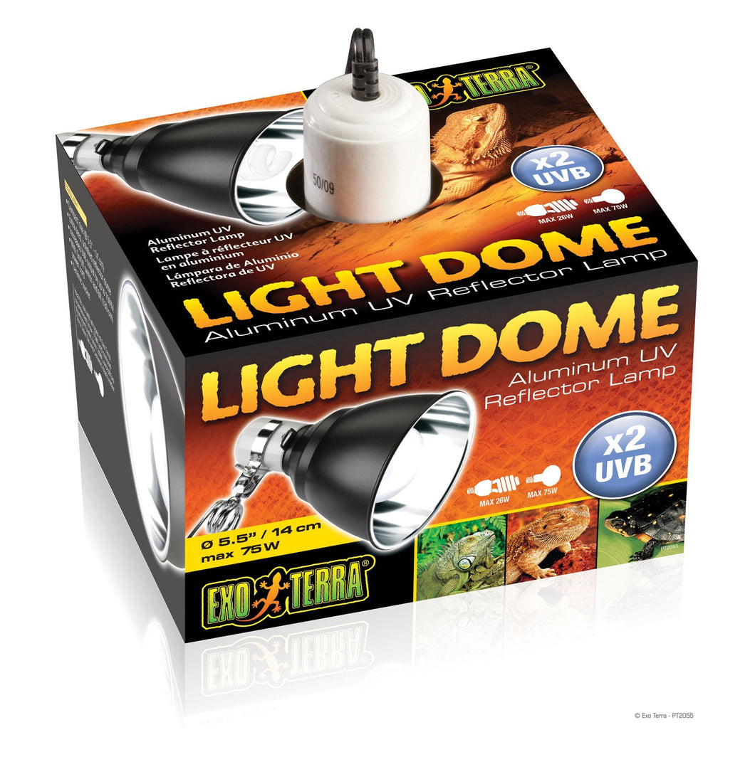 Appareil d’éclairage Exo Terra light dome - Boutique Le Jardin Des Animaux -Eclairage reptileBoutique Le Jardin Des Animauxpt2055