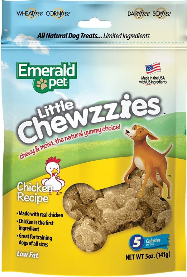 Biscuits tendre Little Chewzzies poulet, pour chien, Emerald Pet - Boutique Le Jardin Des Animaux -Gâterie pour chienBoutique Le Jardin Des AnimauxEMT00486