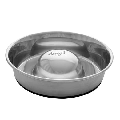 Bol anti-glouton antidérapant Dogit en acier inoxydable pour chiens, 1,7 L (57,5 oz liq.) - Boutique Le Jardin Des Animaux -Accessoires de nourrissageBoutique Le Jardin Des Animaux98502