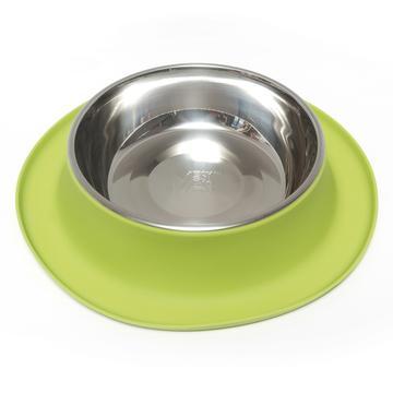 Bol en silicone simple avec bol en acier inoxydable, très grand, bol de 6 tasses, 4 couleurs - Boutique Le Jardin Des Animaux -Accessoires de nourrissageBoutique Le Jardin Des Animaux