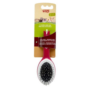 Brosse double Living World pour petits animaux - Boutique Le Jardin Des Animaux -Accessoire petit mammifèreBoutique Le Jardin Des Animaux66603