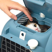 Charger l&#39;image dans la galerie, Cage de transport Catit pour chats, petite, bleu gris - Boutique Le Jardin Des Animaux -CageBoutique Le Jardin Des Animaux41382
