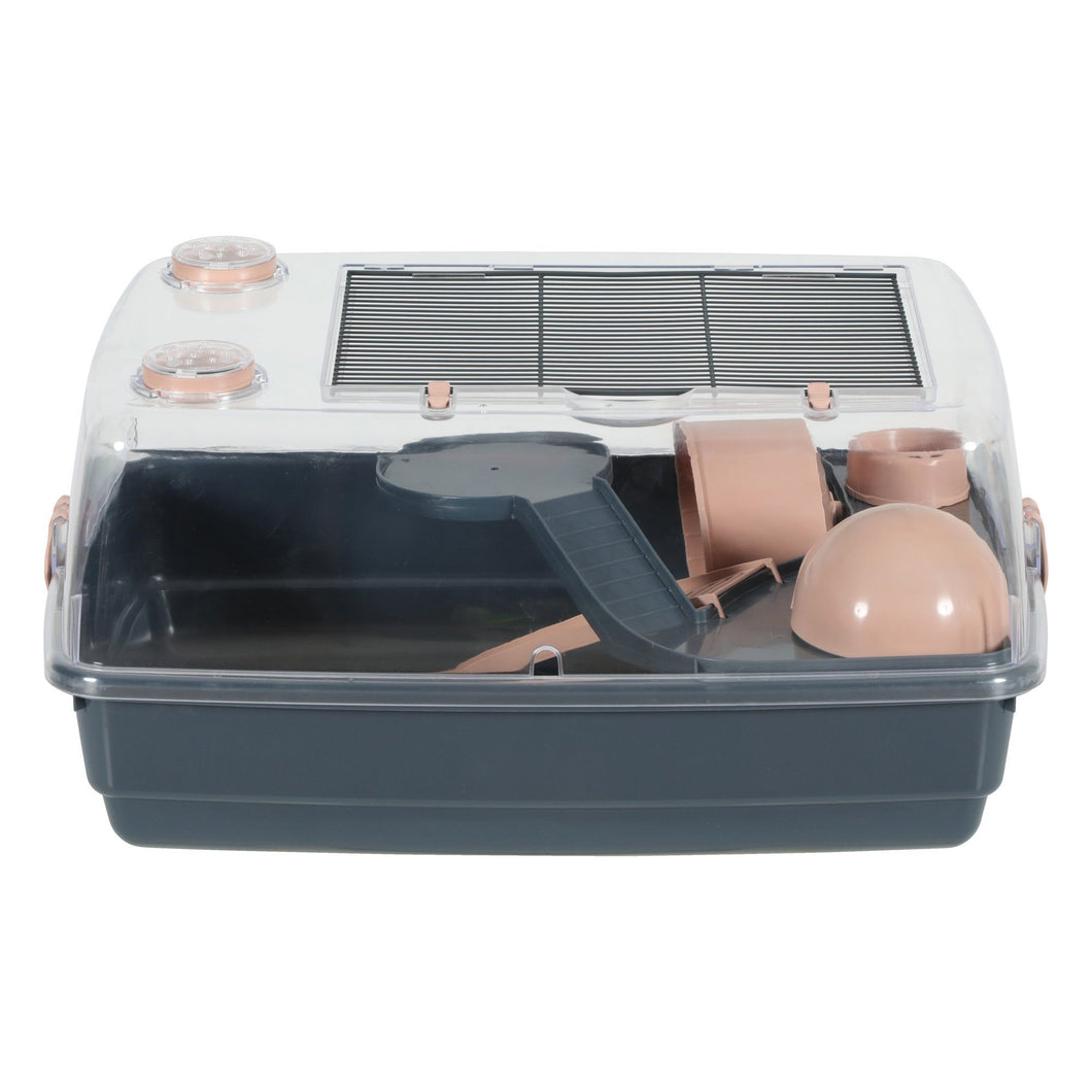 Cage Indoor2 Vision pour hamster, rose, 55 x 38 x 28 cm - Boutique Le Jardin Des Animaux -Habitat pour petit mammifèreBoutique Le Jardin Des AnimauxVP1665