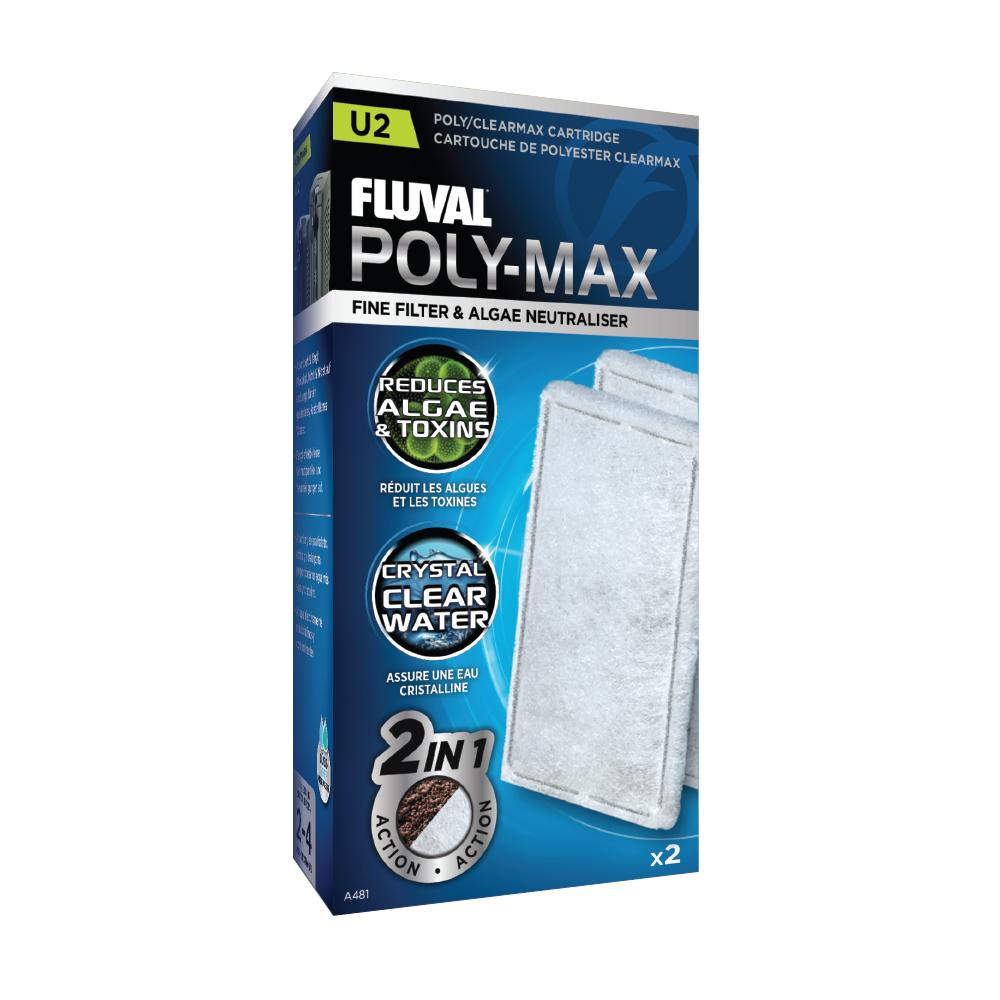 Cartouches polyester/Clearmax Série U2, paquet de 2 Fluval - Boutique Le Jardin Des Animaux -Masse FiltranteBoutique Le Jardin Des Animauxa481