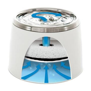 Catit abreuvoir en dessus en acier inoxydable 2 litres - Boutique Le Jardin Des Animaux -AbreuvoirBoutique Le Jardin Des Animaux50023