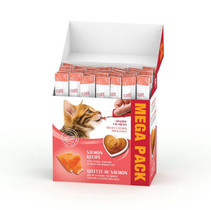 Catit Creamy régal crémeux en tube au saumon - Boutique Le Jardin Des Animaux -Gâterie pour chatBoutique Le Jardin Des Animaux44442