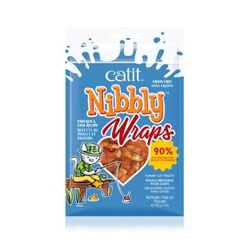 Catit Nibbly roulades tendres pour chat au poulet et poisson 30g - Boutique Le Jardin Des Animaux -Gâterie pour chatBoutique Le Jardin Des Animaux44483