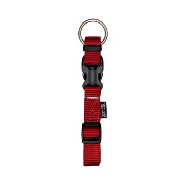 Collier réglable Zeus en nylon rouge - Boutique Le Jardin Des Animaux -CollierBoutique Le Jardin Des Animaux99501