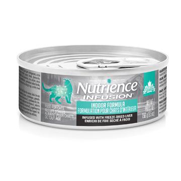 Conserve pour chat Nutrience Infusion - Pâté formule pour chat d'intérieur 156g - Boutique Le Jardin Des Animaux -conserve pour chatBoutique Le Jardin Des Animauxc2732