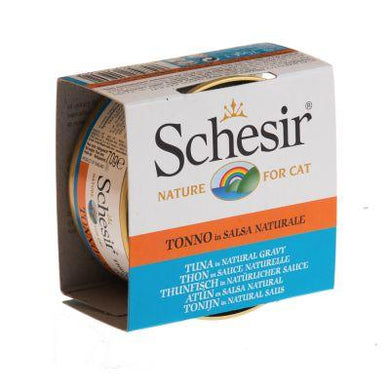 Conserve pour chat Schesir - Thon en sauce naturelle - Boutique Le Jardin Des Animaux -conserve pour chatBoutique Le Jardin Des Animauxc-15602