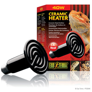 Émetteur de chaleur Exo Terra en céramique, 40 W - Boutique Le Jardin Des Animaux -temperatureBoutique Le Jardin Des AnimauxPT2044