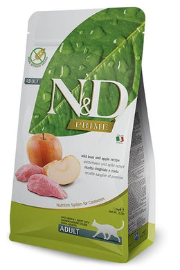 FARMINA SANS GRAINS SANGLIER ET POMMES POUR CHAT ADULTE - Boutique Le Jardin Des Animaux -Nourriture chatBoutique Le Jardin Des AnimauxFA02128
