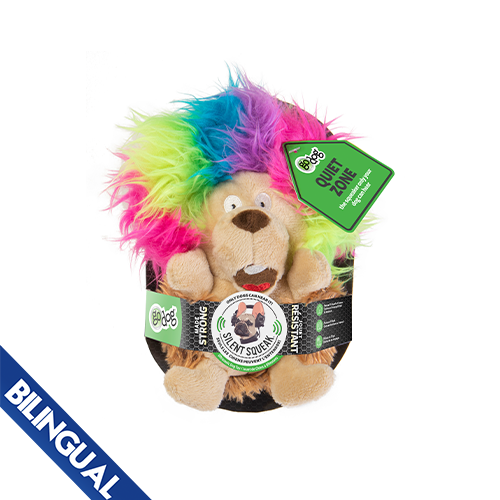 Jouet Go Dog à couinement silencieux, peluche hérisson