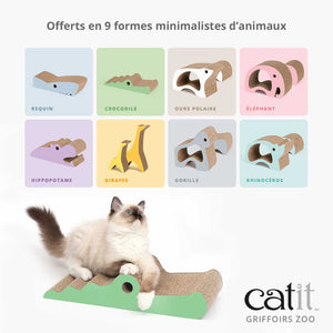 Griffoir Zoo Catit, crocodile - Boutique Le Jardin Des Animaux -Griffoir, meuble et litBoutique Le Jardin Des Animaux42502