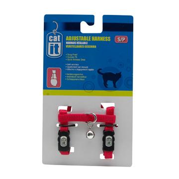 Harnais réglable Catit, rouge, petit - Boutique Le Jardin Des Animaux -HarnaisBoutique Le Jardin Des Animaux55331