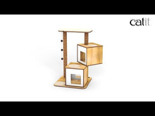 Charger et lire la vidéo dans la visionneuse de la Galerie, Meuble Double Vesper, arbre à chat
