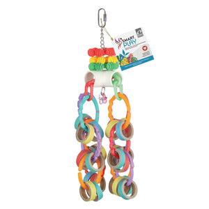 Jouet d’enrichissement SMART.PLAY HARI pour perroquets, méli-mélo d’anneaux - Boutique Le Jardin Des Animaux -Accessoire pour oiseauxBoutique Le Jardin Des Animaux81014