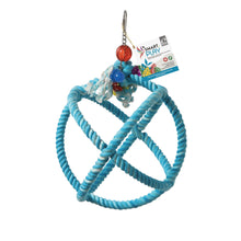 Charger l&#39;image dans la galerie, Jouet d’enrichissement SMART.PLAY HARI pour perroquets, satellite en cordes, petit - Boutique Le Jardin Des Animaux -Accessoire pour oiseauxBoutique Le Jardin Des Animaux81008
