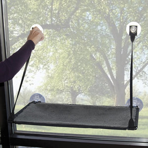 K&H \ Kitty Sill - EZ Window Mount, Tablette de bord de fenêtre pour chat - Boutique Le Jardin Des Animaux -Griffoir, meuble et litBoutique Le Jardin Des Animaux122-09091