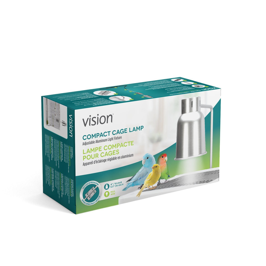Lampe compacte pour cages Vision; Appareil d’éclairage réglable en aluminium - Boutique Le Jardin Des Animaux -Accessoire pour oiseauxBoutique Le Jardin Des Animaux83800