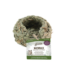 Charger l&#39;image dans la galerie, Lit ovale Naturals Living World Green en herbe Napier, 14 x 11,8 x 6 cm (5,5 x 4,5 x 2,5 po) - Boutique Le Jardin Des Animaux -Accessoire petit mammifèreBoutique Le Jardin Des Animaux61497
