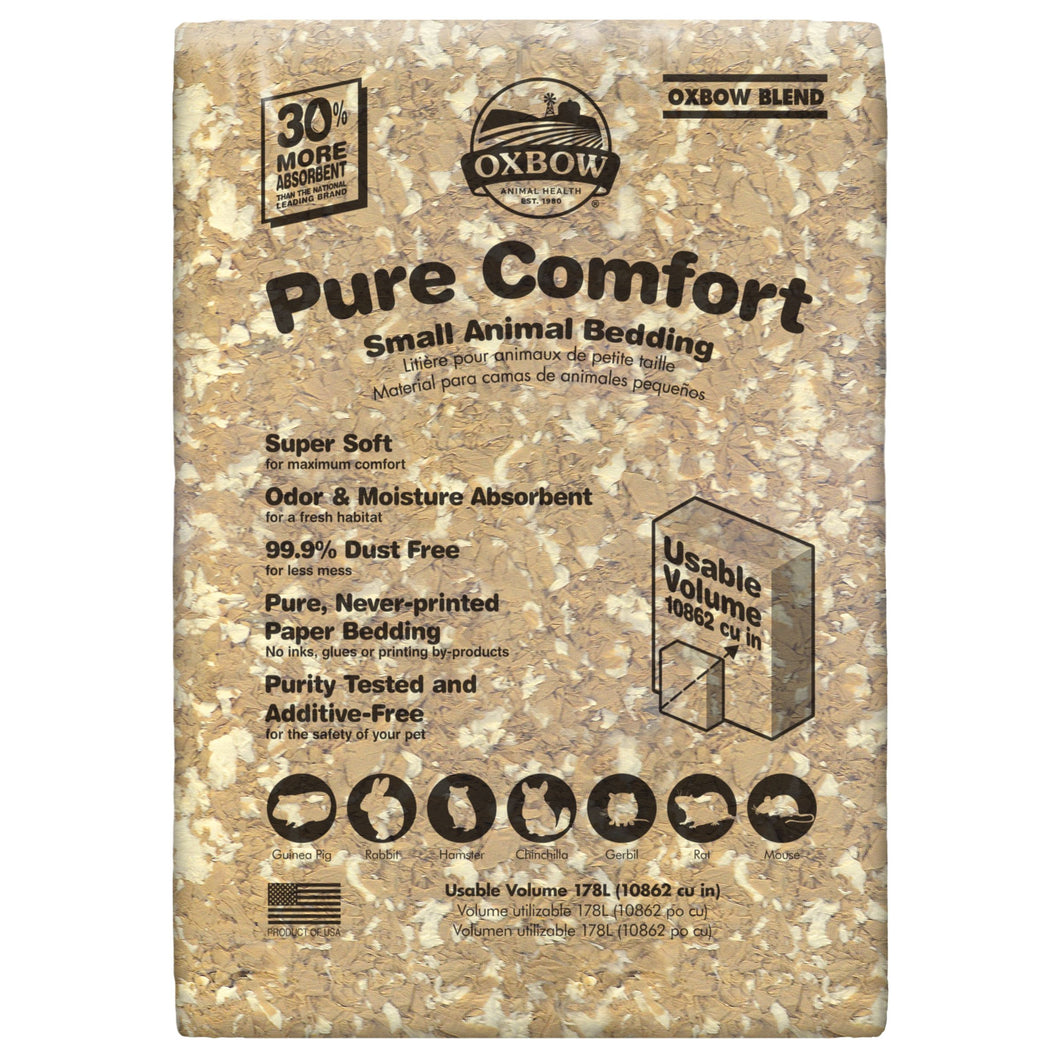 Oxbow Pure Comfort - Litière de Papier, Mixte 178 Litres